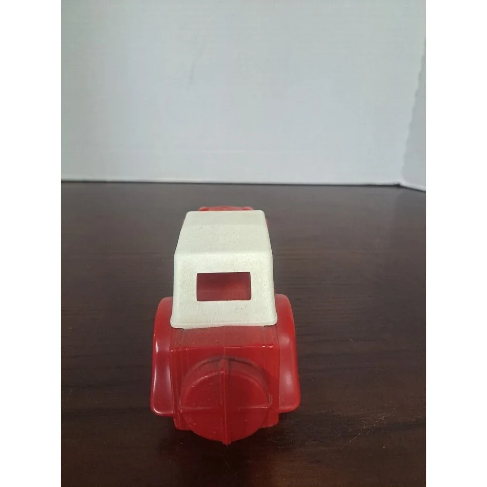 Vintage Red 1936 MG Car Glass Avon Bottle